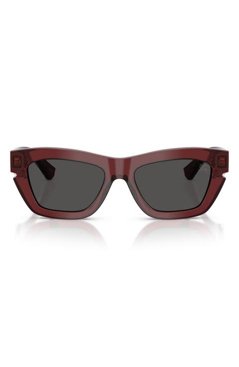 52mm Cat Eye Sunglasses