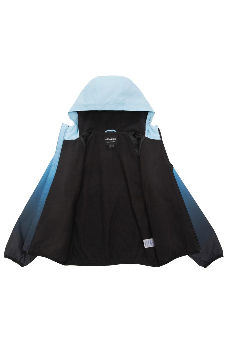 Kids' Fleece-Lined Windbreaker, Alternate, color, Navy