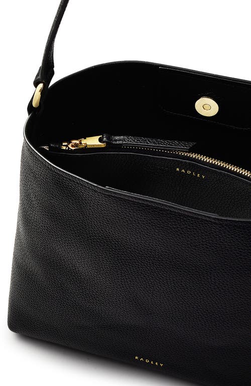 Radley London Henrietta Place Medium Open Top Leather Satchel In Black