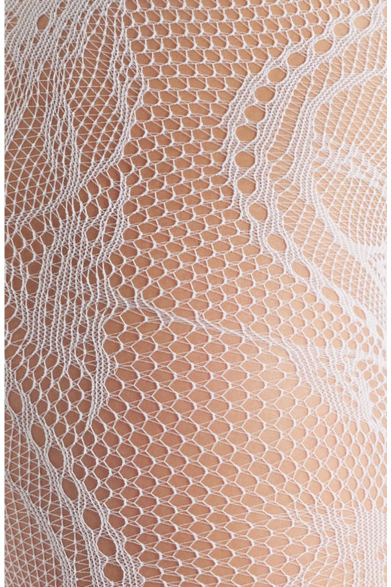 Monet Lace Tights, Alternate, color, WHITE