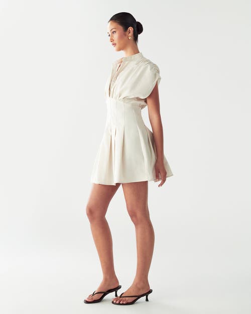 Willa Hari Mini Dress In Brown
