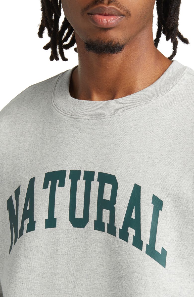 Museum of Peace & Quiet Natural Crewneck Sweatshirt, Alternate, color, 