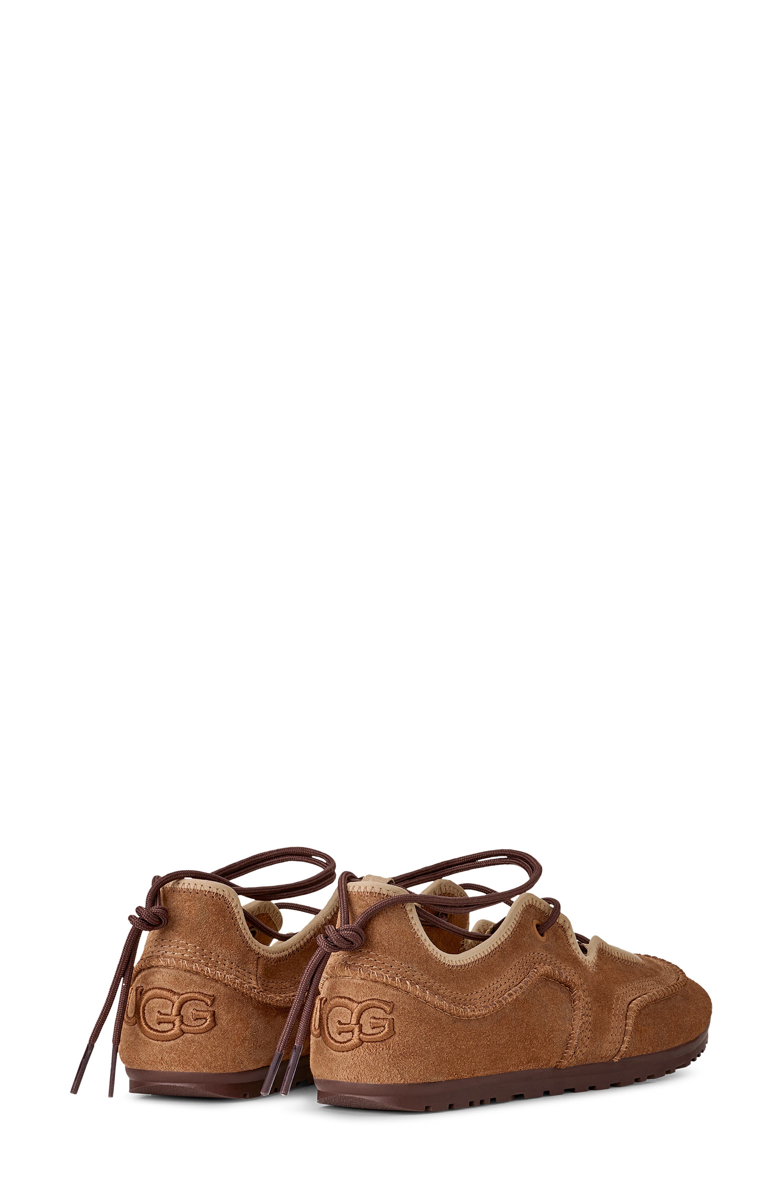 UGG<sup>®</sup> Quill Ballet Sneaker, Alternate, color, Chestnut / Sand