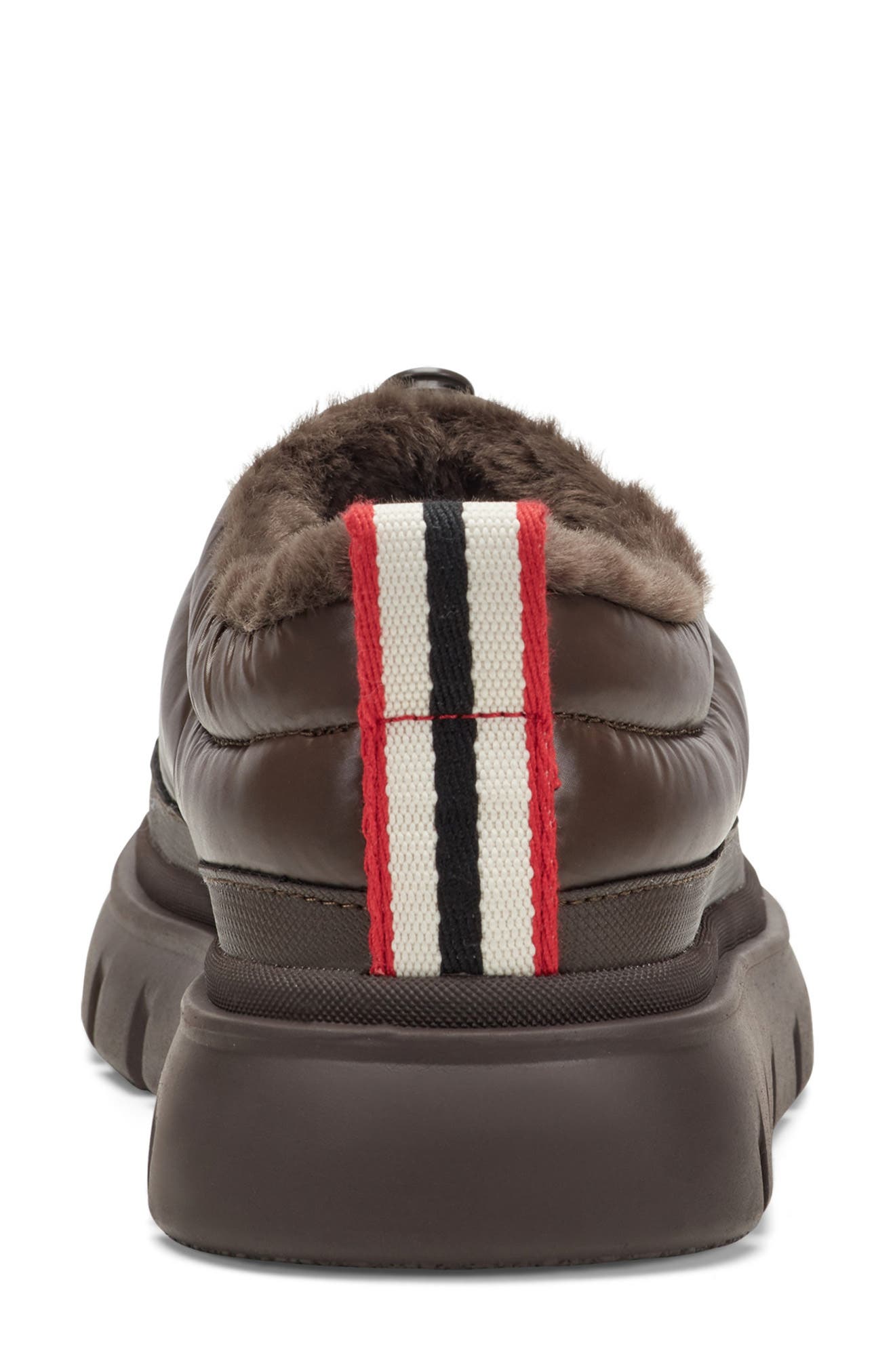 Madi Platform Puffer Slipper, Alternate, color, BROWN