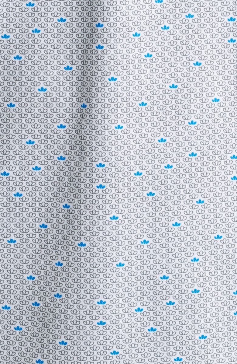 johnnie-O Poppy Microfloral Print PREP-FORMANCE Golf Polo, Alternate, color, Thunder