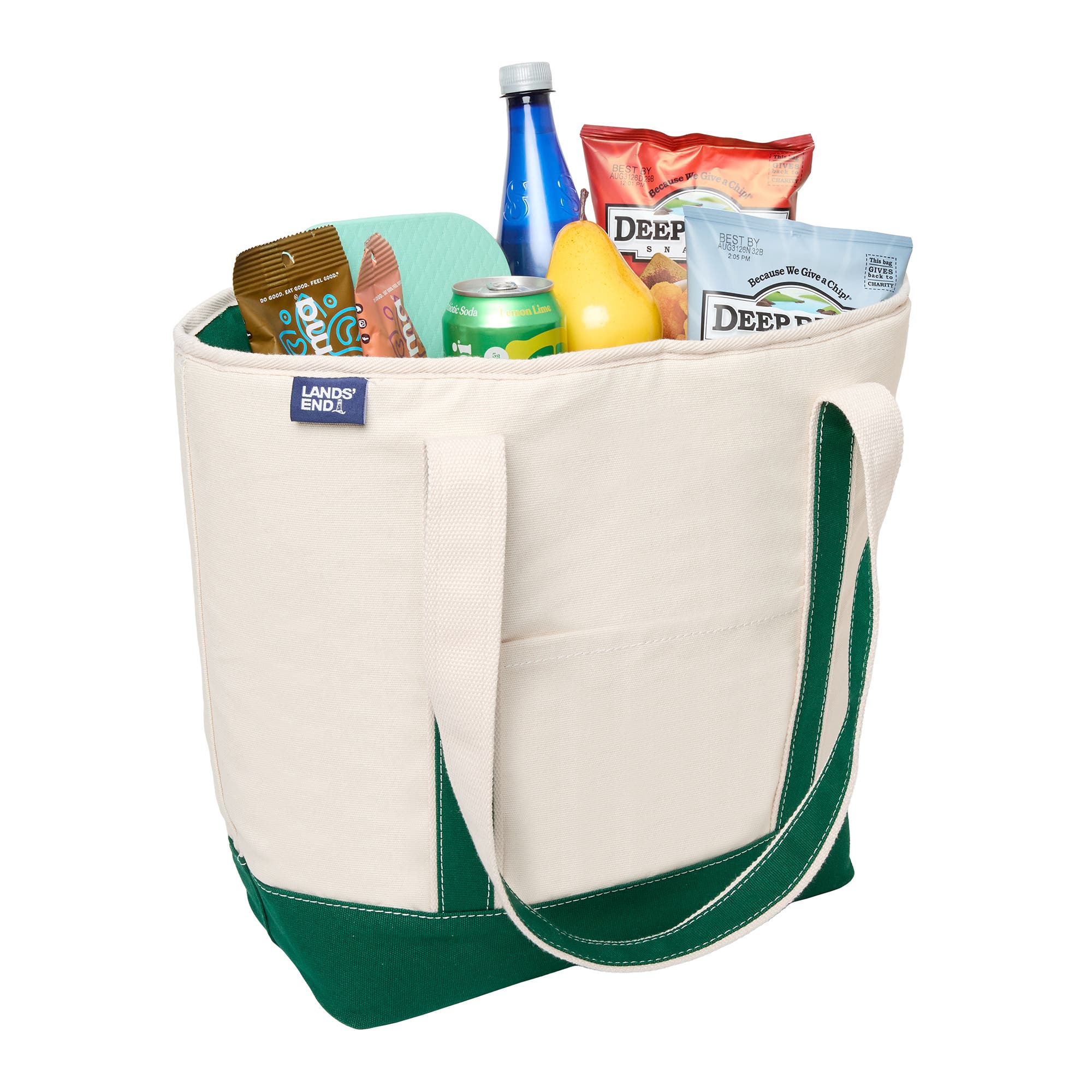 Insulated Tote Bag with Zip Closure, Large Cooler Bag for Travel, Pool, and Park, Alternate, color, Kelly Green