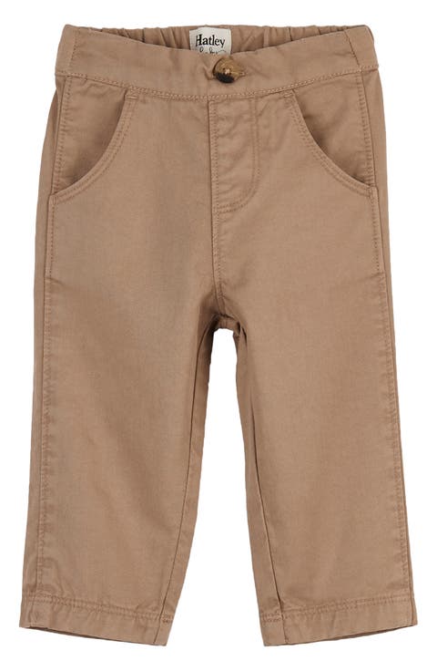 Cotton Blend Twill Pants