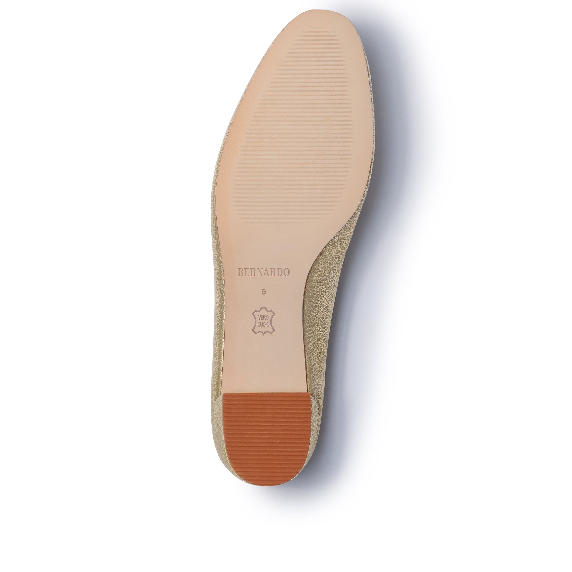 Nero Ballet Flat, Alternate, color, PLATINUM