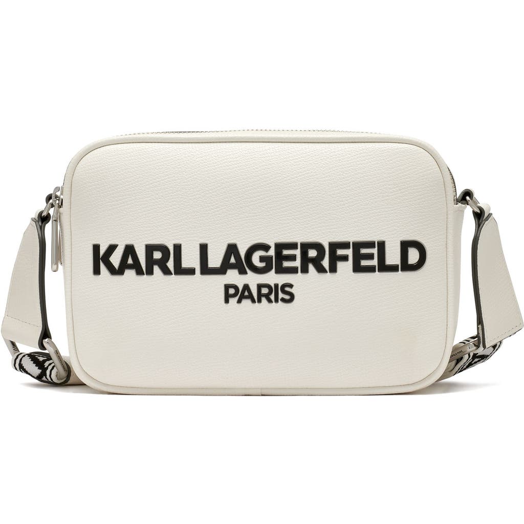 Karl Lagerfeld Paris Maybelle Crossbody In White