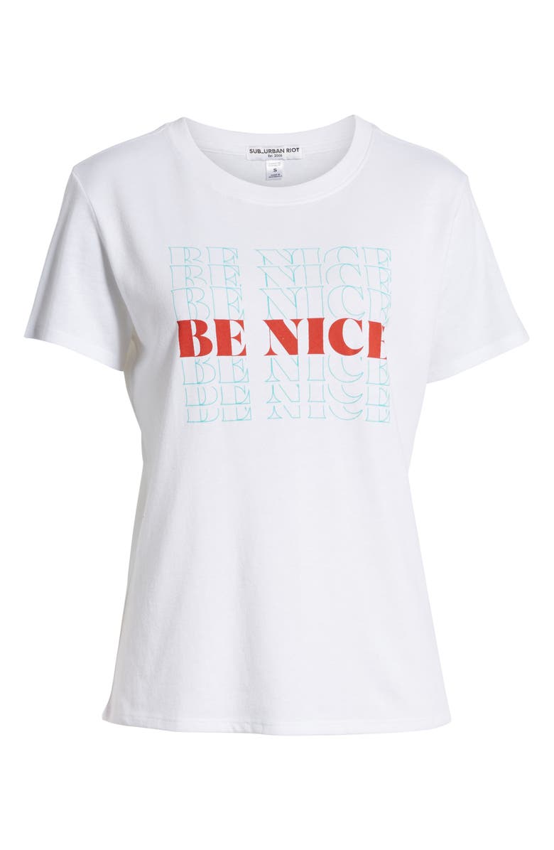 Sub_Urban Riot Be Nice Graphic Tee, Alternate, color, 