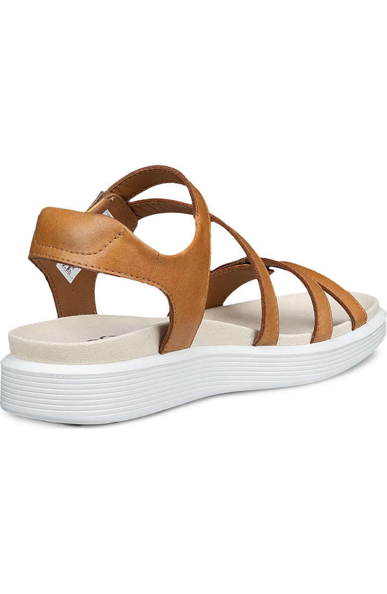 ECCO Soft Three Strap Sandal, Alternate, color, Lion