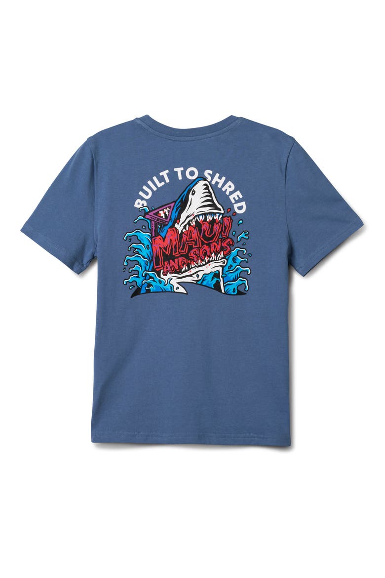 Shredder Boys Graphic T-Shirt, Alternate, color, SLATE