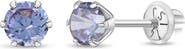 In Season Jewelry 14k Classic Solitaire Earrings