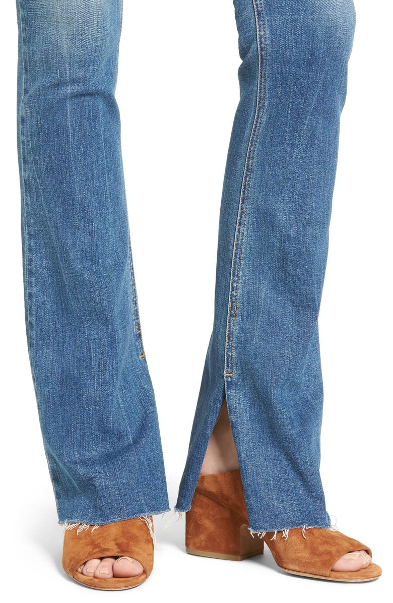 Joe's Micro Open Flare Raw Hem Jeans, Alternate, color, 
