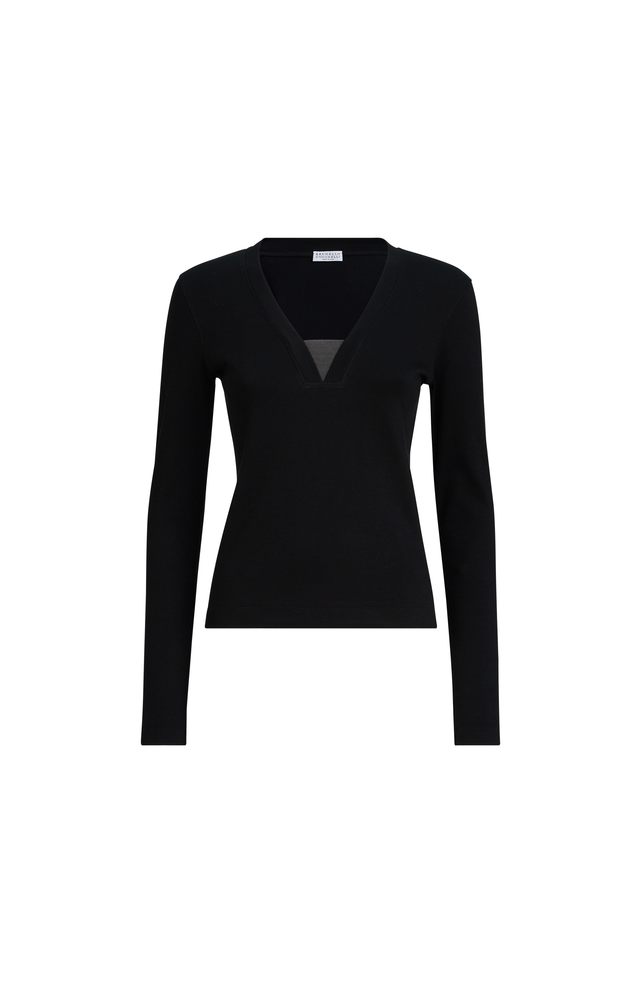 Ribbed jersey T-shirt - image 2