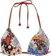 Agua Bendita Lolita Reversible Triangle Bikini Top