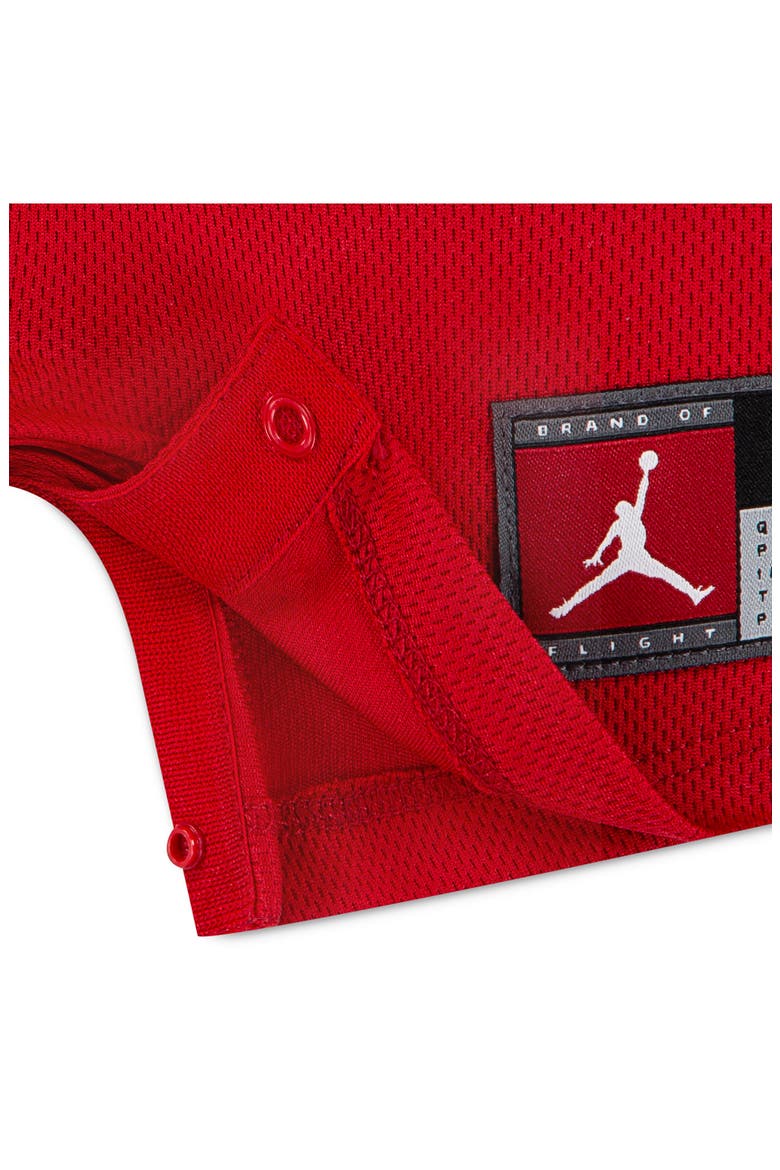 Jumpman 23 Jersey Romper, Alternate, color, GYM RED