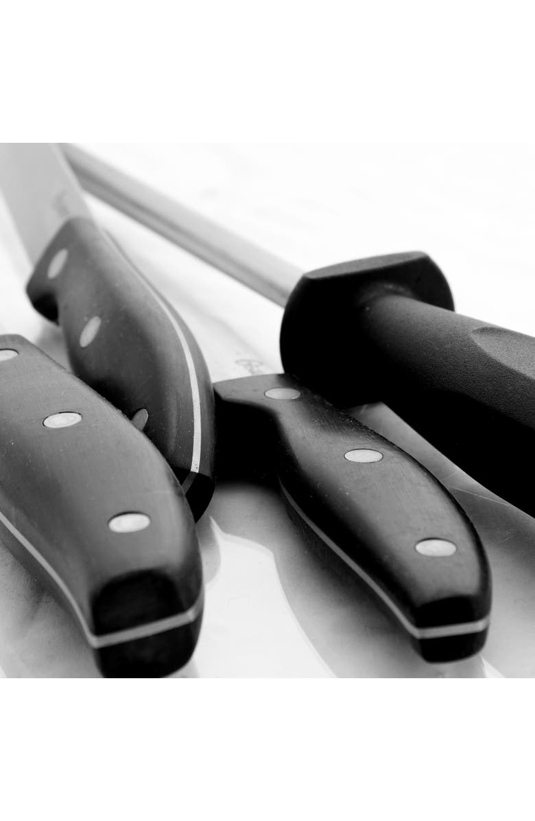 OSTER Granger 4 Piece Stainless Steel Blade Cutlery Set, Alternate, color, Black