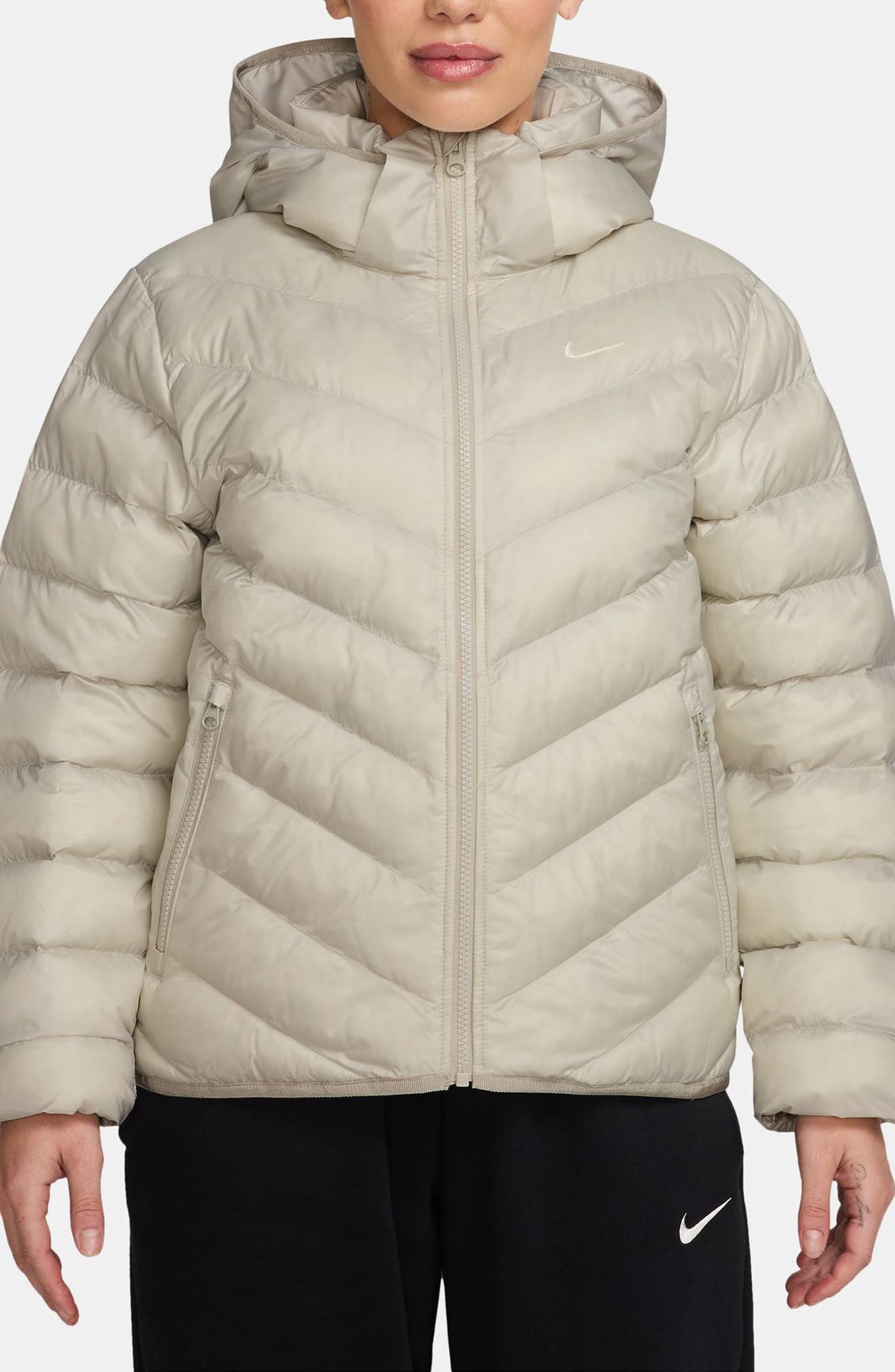 Nike Sportswear Therma-FIT Water Resistent Puffer Jacket with Removable Hood