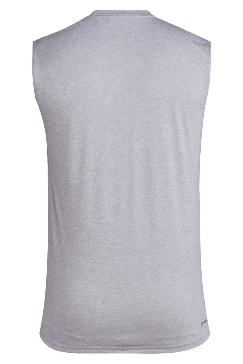 Pregame Muscle Graphic T-Shirt, Alternate, color, MEDIUM GREY HEATHER/ BLACK