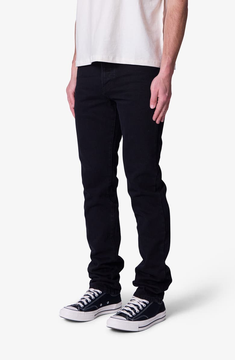 mnml Slim Fit Jeans, Alternate, color, Black