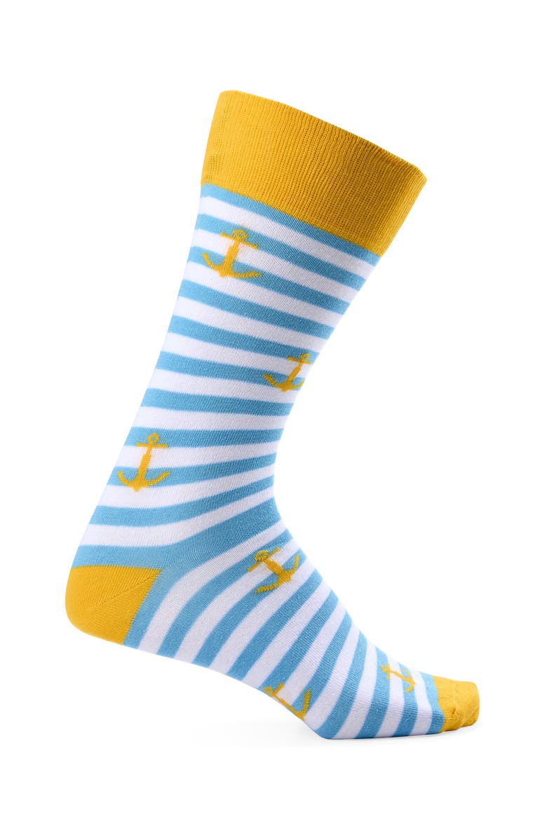 Synrgy by DXL Big & Tall 3-pk Nautical Socks, Alternate, color, Multi