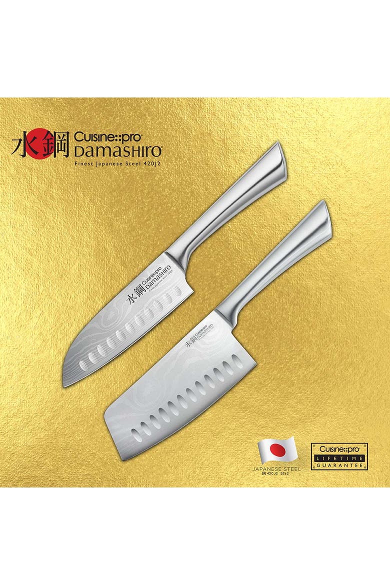 Damashiro® 4.5" Mini Santoku-Cleaver, Alternate, color, Silver
