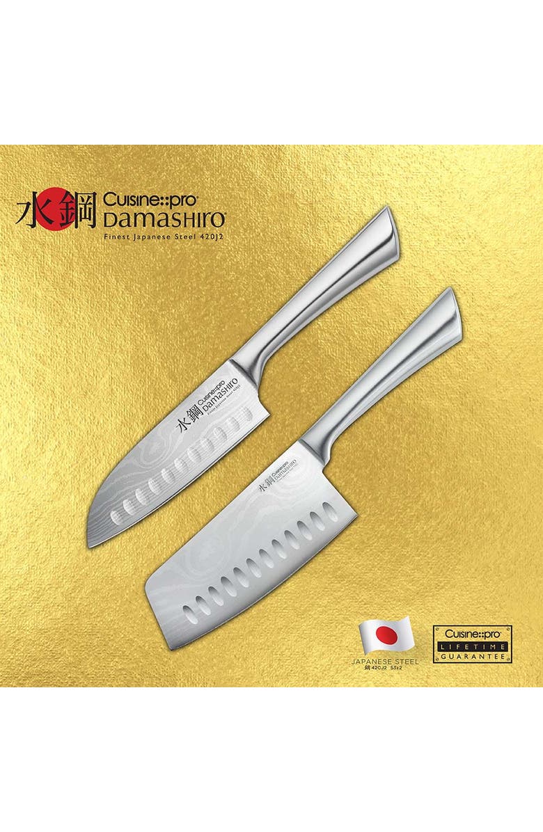 Cuisine::pro<sup>®</sup> Damashiro<sup>®</sup> 4.5" Mini Santoku-Cleaver, Alternate, color, Silver