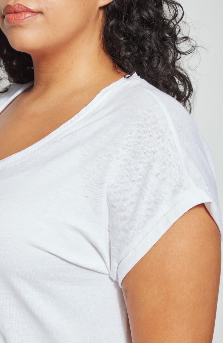 Lysse Classic Scoop Neck T-Shirt, Alternate, color, White