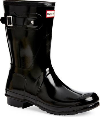 Hunter Original Tour Short Gloss Packable Rain Boot (Women