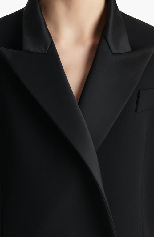 Khaite Comair Double Face Crepe Jacket In Black