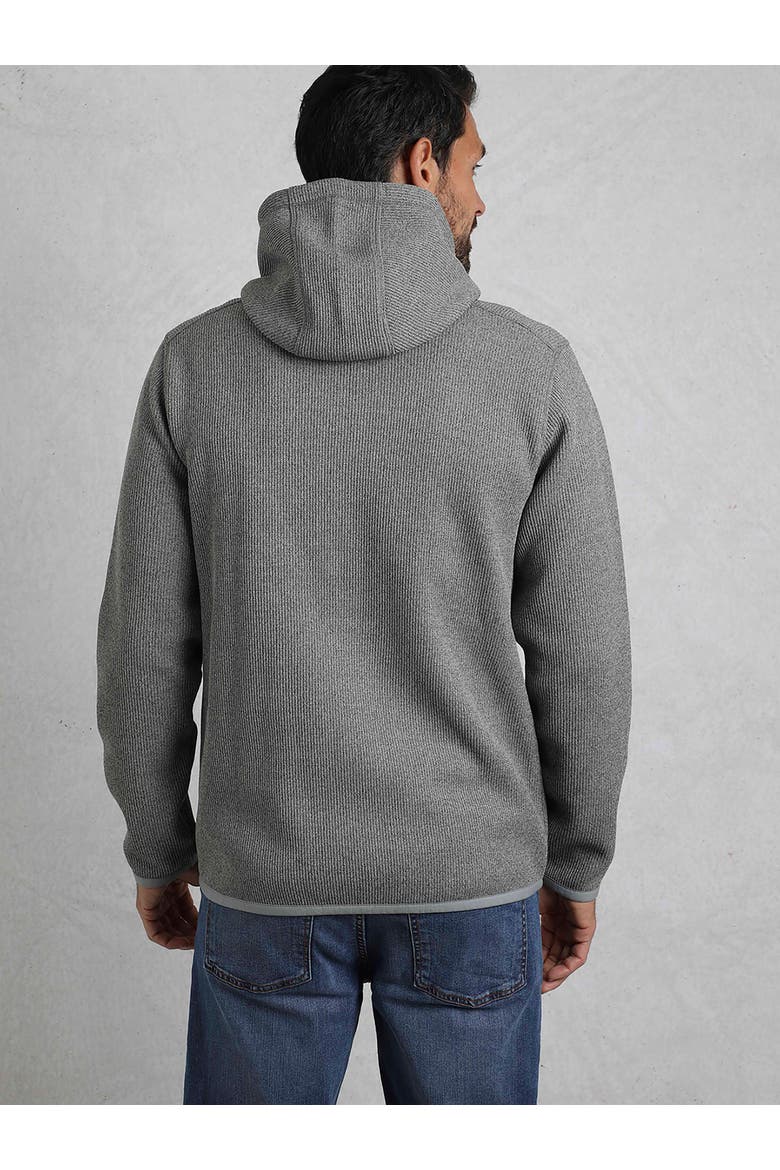 Lockie Full Zip Bonded Fleece Hoodie, Alternate, color, Limestone