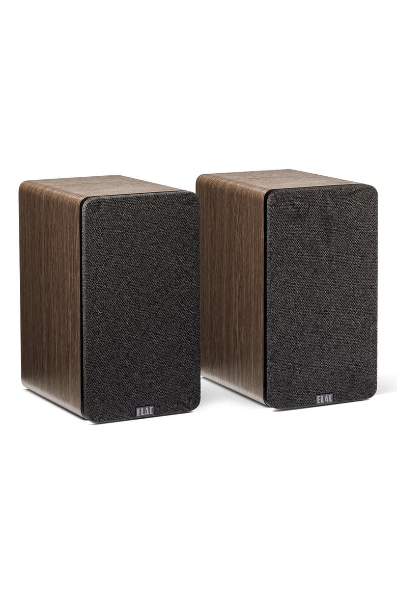 DCB41 4.5 Inch Powered Bookshelf Speaker - Pair, Alternate, color, Walnut