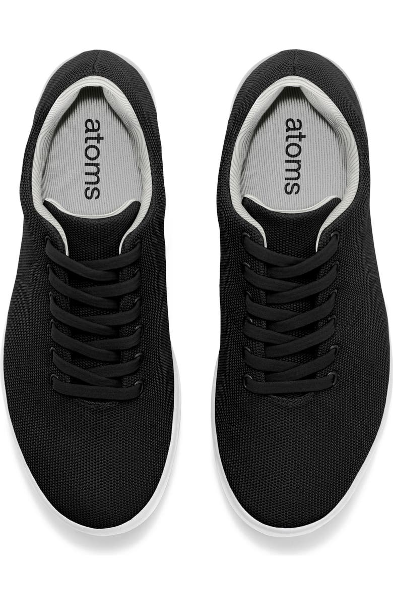 Atoms Model 000 Sneakers, Alternate, color, Black & White