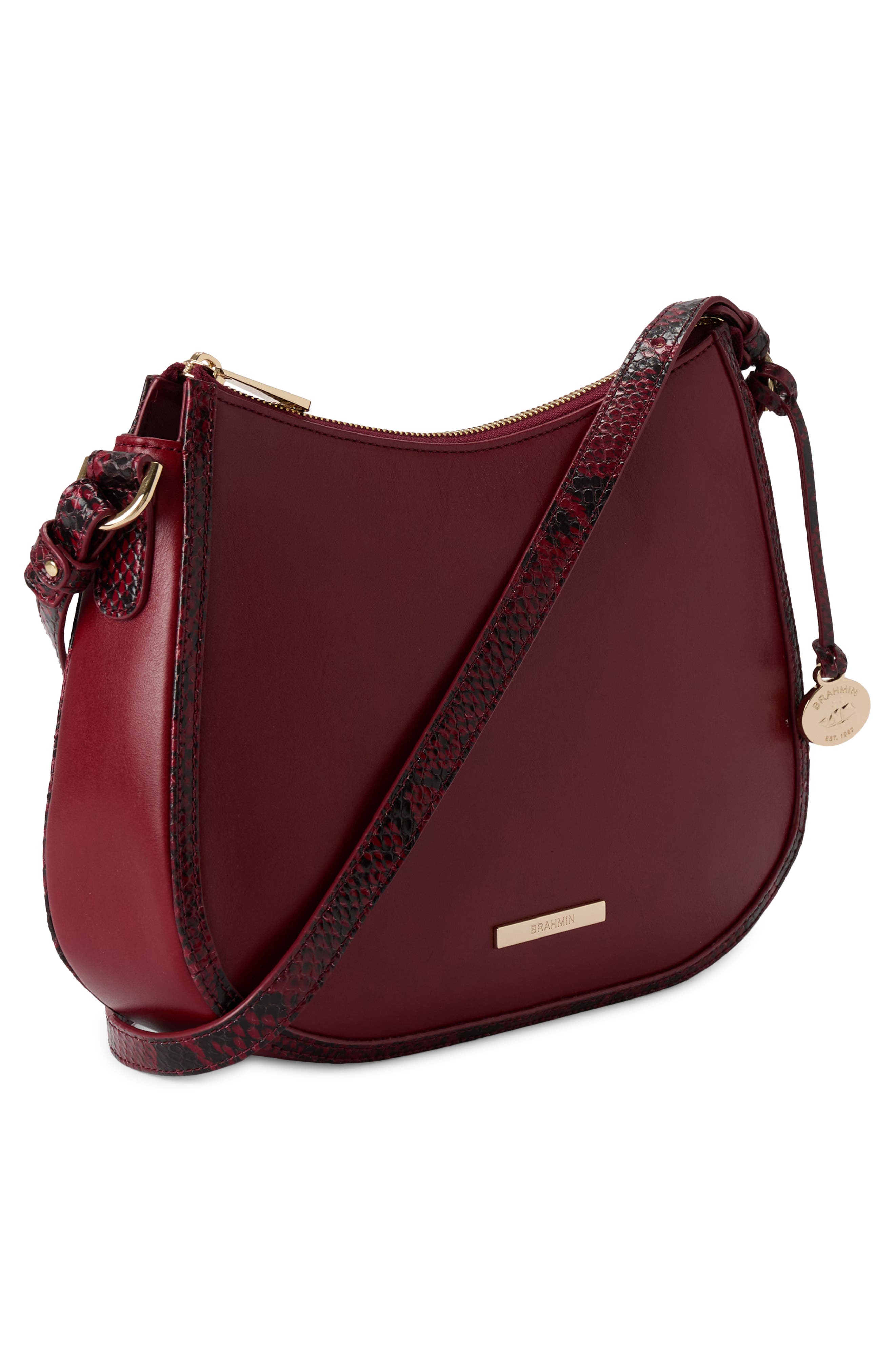 Brahmin Shayna Leather Crossbody Bag, Alternate, color, 