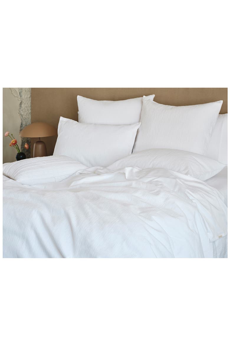 Toro Canyon Organic Cotton Euro Sham, Alternate, color, ALPINE WHITE