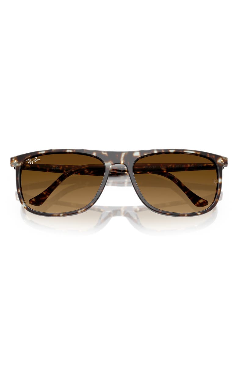 Ray-Ban 61mm Rectangle Sunglasses, Alternate, color, Yellow