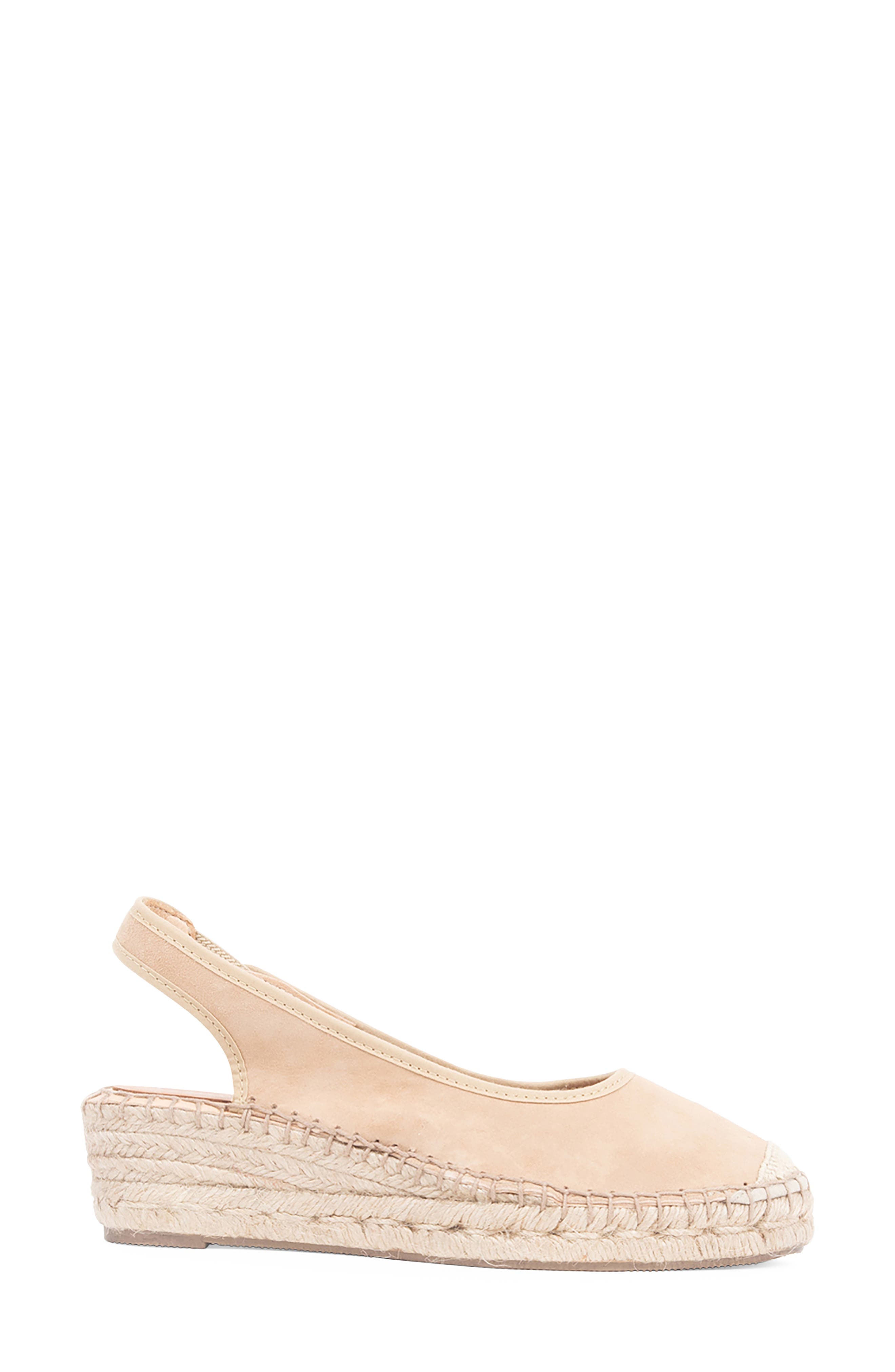 Valencia Slingback Wedge Espadrille, Alternate, color, CAMEL SUEDE