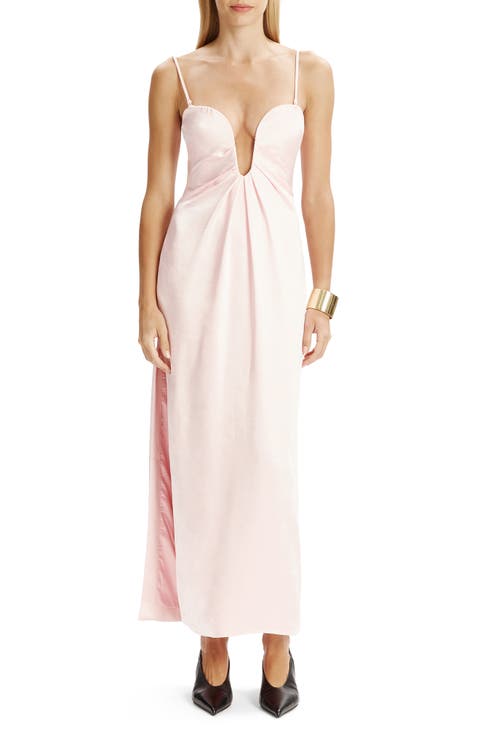 Clea Satin Evening Dress