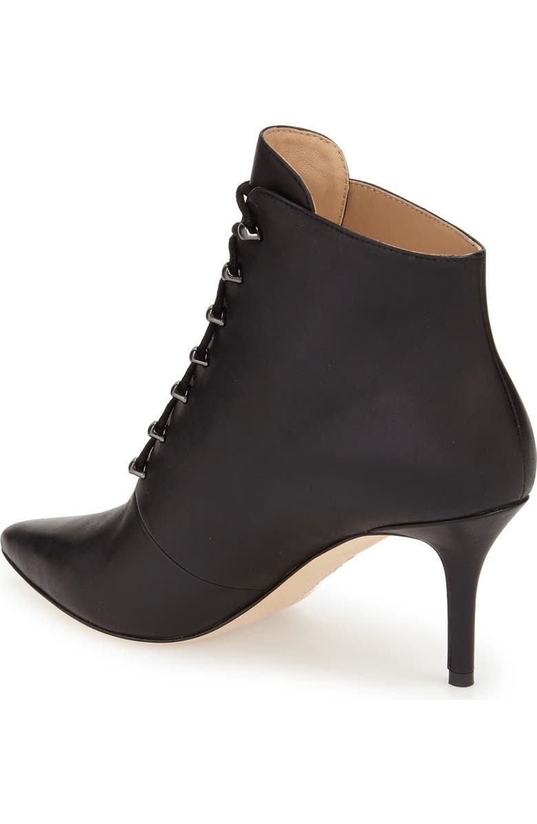 Pour la Victoire 'Vittoria' Lace-Up Pointy Toe Bootie, Alternate, color,