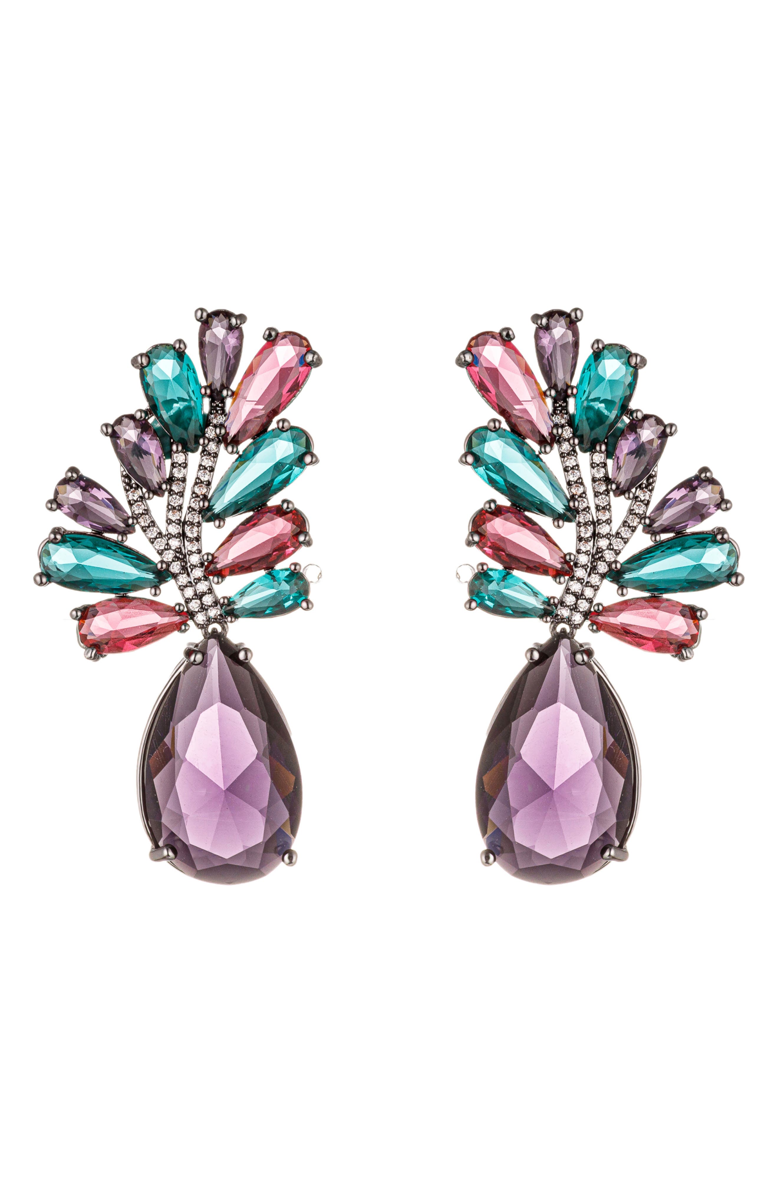 EYE CANDY LOS ANGELES Angelina CZ Drop Earrings