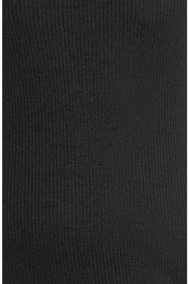 Rib Tank Dress, Alternate, color, BLACK