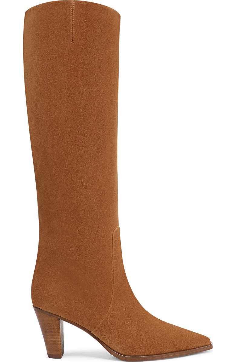 Franco Sarto Jaycen Knee High Boot, Alternate, color, Saddle Brown