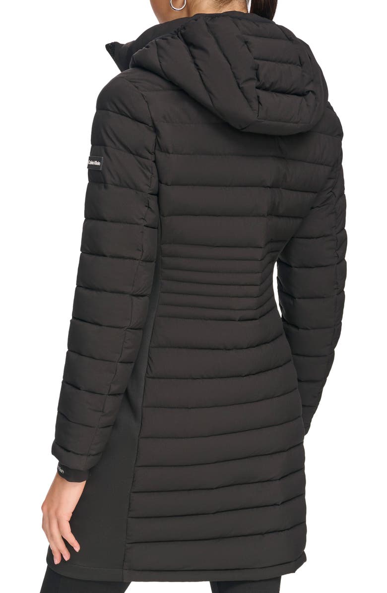 Calvin Klein Packable Channel Quilt Scuba Puffer Jacket, Alternate, color,