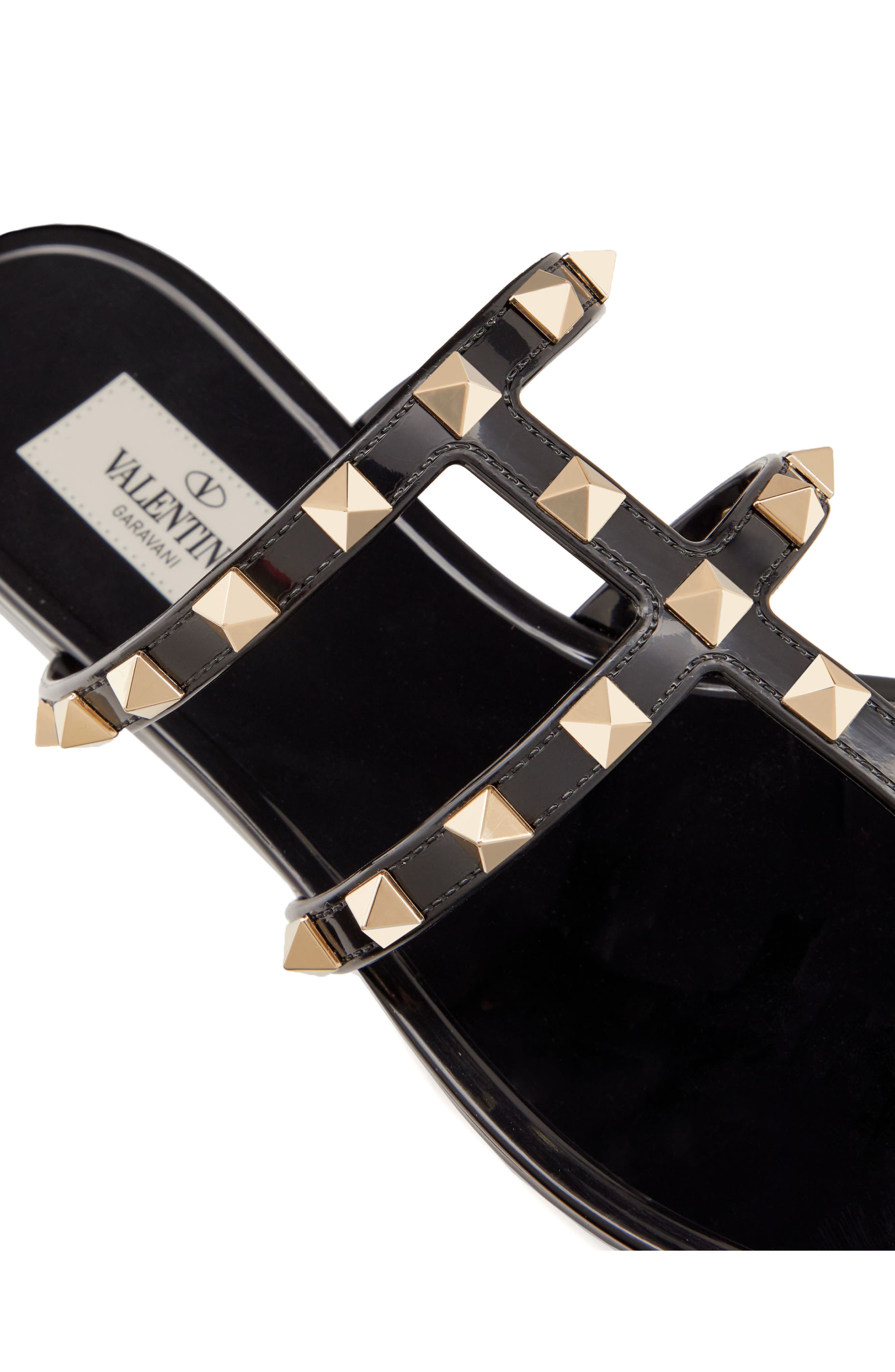 Valentino Garavani Rockstud Jelly Sandal, Alternate, color, 
