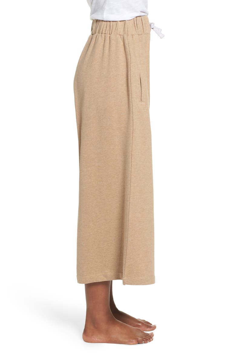 Britt Lounge Culottes, Alternate, color, TAN MARLE