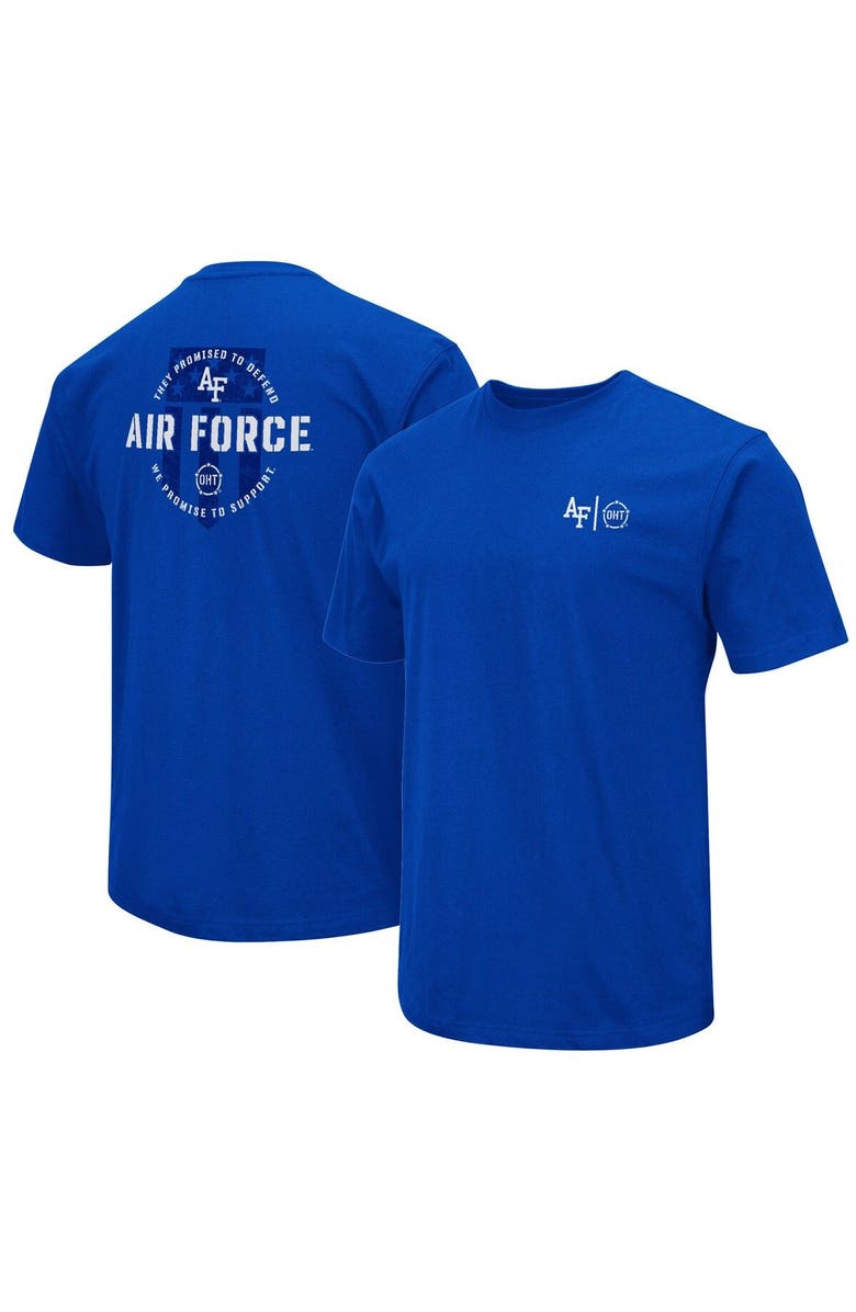 COLOSSEUM Men's Colosseum Royal Air Force Falcons OHT Military Appreciation T-Shirt, Main, color, 