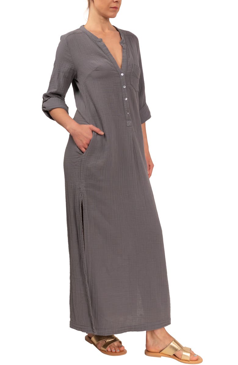 Everyday Ritual Tracey Cotton Caftan, Alternate, color, 