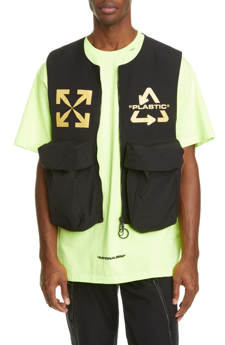 Off-White Skydive Utility Vest, Main, color, 