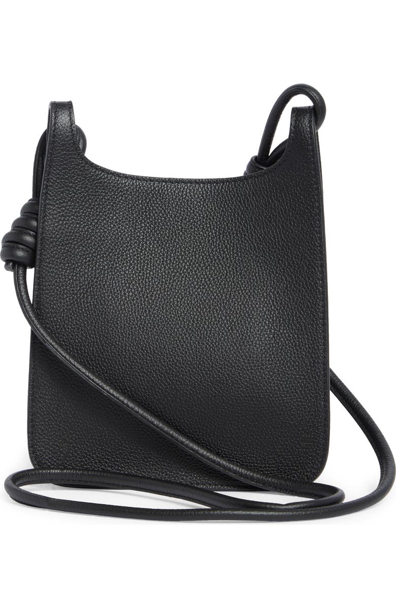 MCM Mini Lauretos Leather Hobo Bag, Alternate, color,